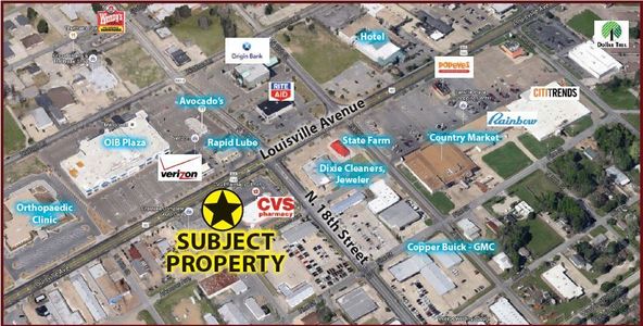 Retail Building For Lease - 2,400 SF: 1710 Louisville Ave, Monroe, LA 71201